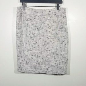 New York & Company Light Gray Pencil Skirt Size 16